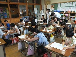 ２年参観日の様子