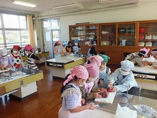 さつまいもの皮むき