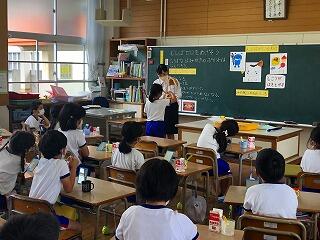 教育実習生の授業