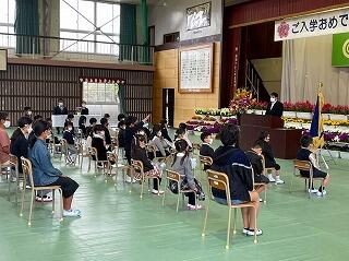 入学式の様子