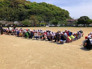 登校班会の様子