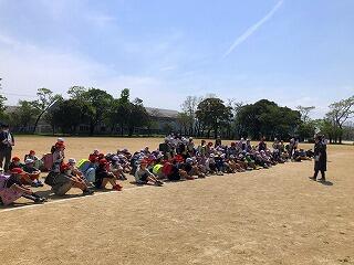 登校班会の様子