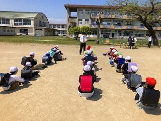 登校班会の様子