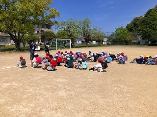 登校班会の様子