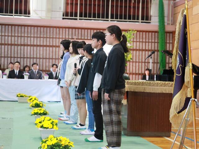 ６年生のお祝いの言葉