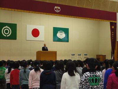 校長先生のお話 校長先生のお話