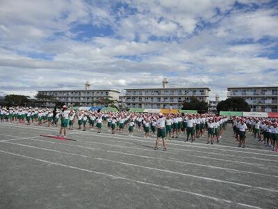 運動会全体練習 運動会全体練習