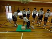 中学部生徒の講習会の様子