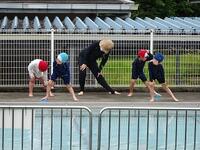 準備運動はしっかりと!