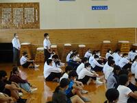 感想を言う９年生