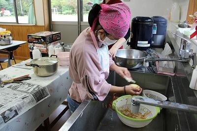 じゃがいもの皮むき