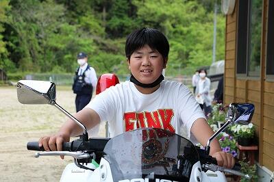 将来は白バイ隊員･･･？