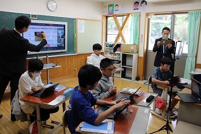 お客様があってもいつも通りの6年生、さすがです