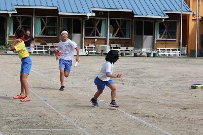 バトンをパスは、それぞれ３回ずつ