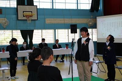 6年生の別れの言葉に会場が涙します