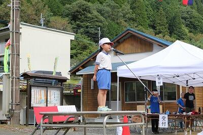 1年生の堂々としたあいさつです!