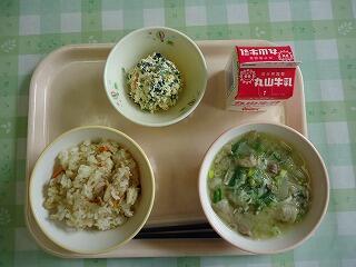 今日の給食