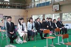 保護者席のようす