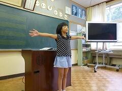 ２年生発表のようす