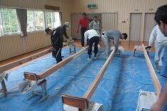 ６月２５日の奉仕作業のようす