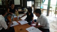 綾部先生宅での研修