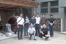 間柏原(まかやばる)発電所にて