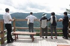 松尾展望台にて