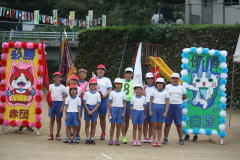 前児童・記念撮影