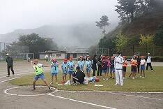 女子ソフトボール投げ