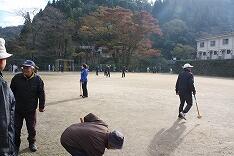 グラウンドゴルフのようす