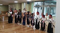 みんなであいさつ