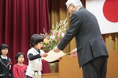 ２年生人権書写表彰