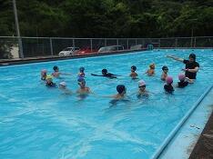 水泳の授業