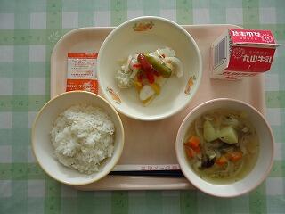 今日の給食