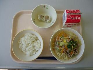 今日の給食