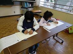 漢字検定の様子２