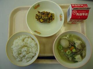 今日の給食