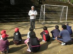 避難訓練のようす