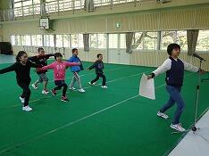 児童の元気な姿