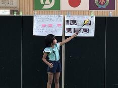 １年生の発表の様子