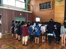 音楽の授業の様子