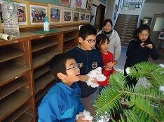 飾り付けの様子２