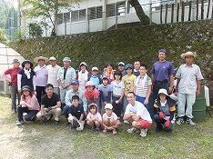 作業終了後の記念撮影