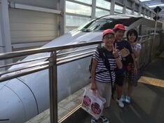 新幹線に乗るぞ！