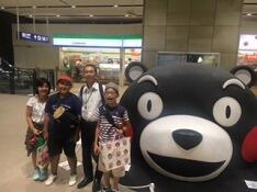 熊本・ホテルにて