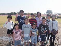 西都原古墳群にて 西都原古墳群にて