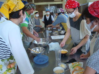 家庭教育学級研修視察のようす