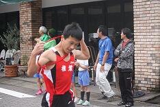 卒業生の中学生(駅伝)
