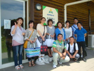 家庭教育学級研修視察のようす