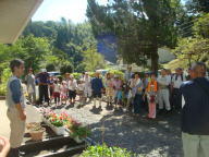 奉仕作業のようす